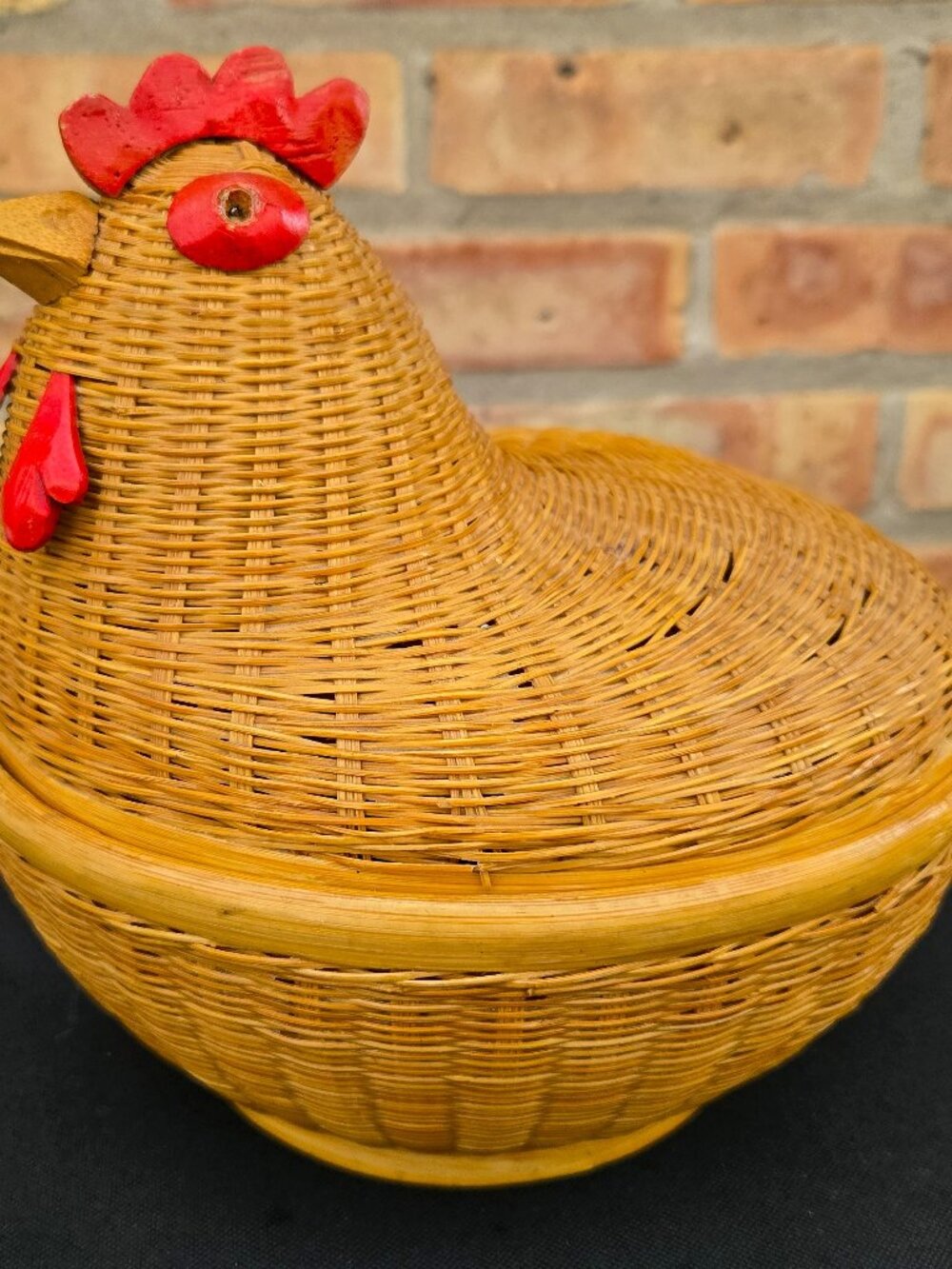 Wicker Chicken Basket